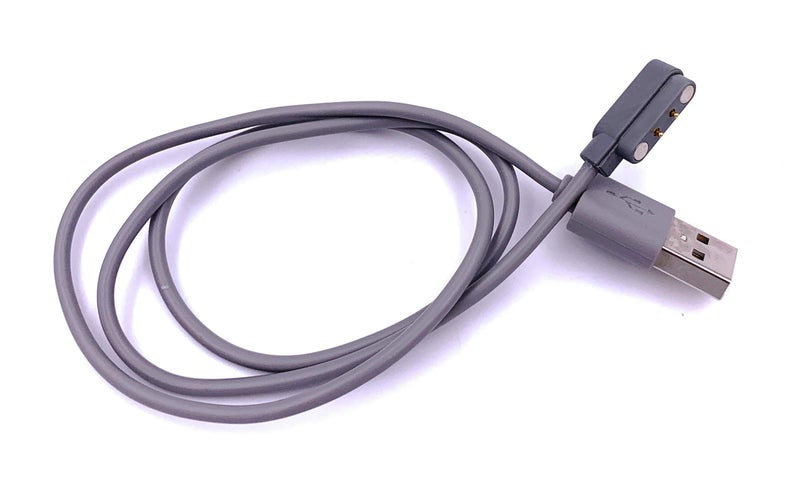 Xcivi Replacement Magnetic Induction USB Charging Cable for Portable Blender Mini Personal Smoothie Blender USB Fruit Juicer Mixer and Fruit and Vegetable Wash Machine, 2FT (Grey) - Image 4